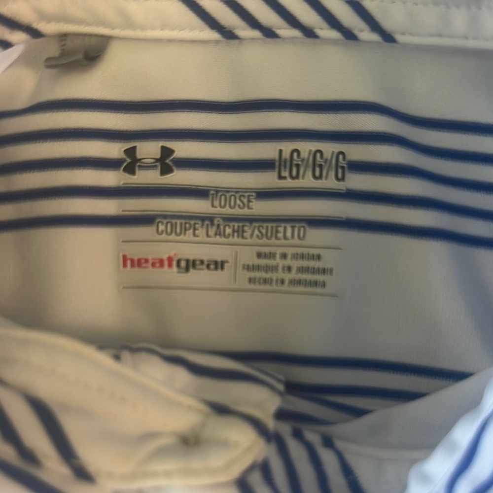 Under Armour Black and Blue Polo Shirts Casual Collection - Picture 6 of 6